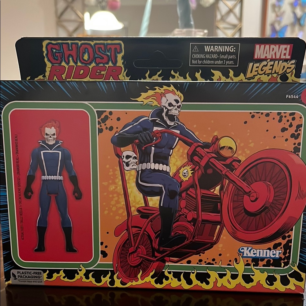 Ghost Rider Blue and Red Action Figure Playset